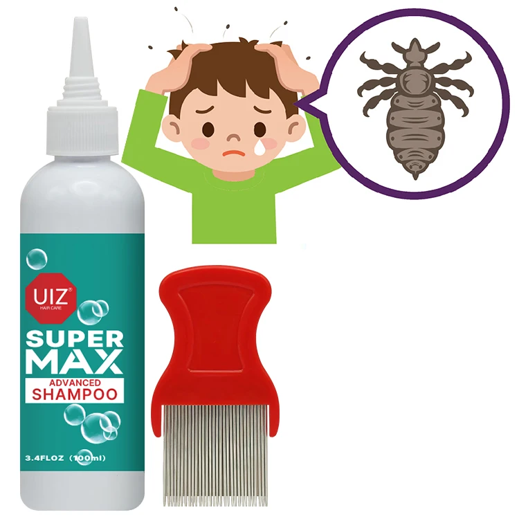 On Lice Shampoo Kills Super Lice & Eggs Anti-Dandruff Pesticide-Free Hair Shmapoo for Adults and children Anti Lice Shampoo