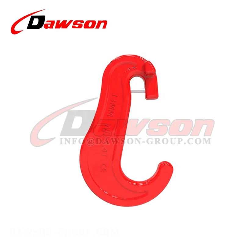 DAWSON китайский производитель Циндао такелаж G80 кованая легированная сталь 9-13 мм Крепежный крюк типа C с разъемным штифтом для крепежной цепи