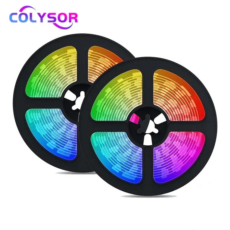 WIFI Remote Control Indoor Decoration PVC Smd 2835 Profile Flex Rope Smart Rgb Led Strip Light