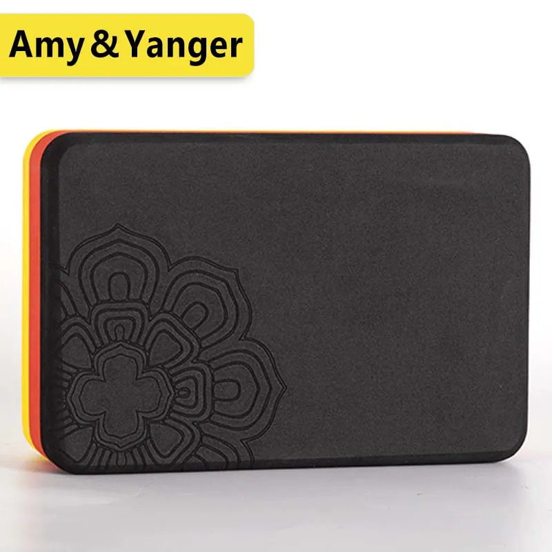 
foam yoga block high density durable custom printed YOGA BRICK eco recycled non toxic 