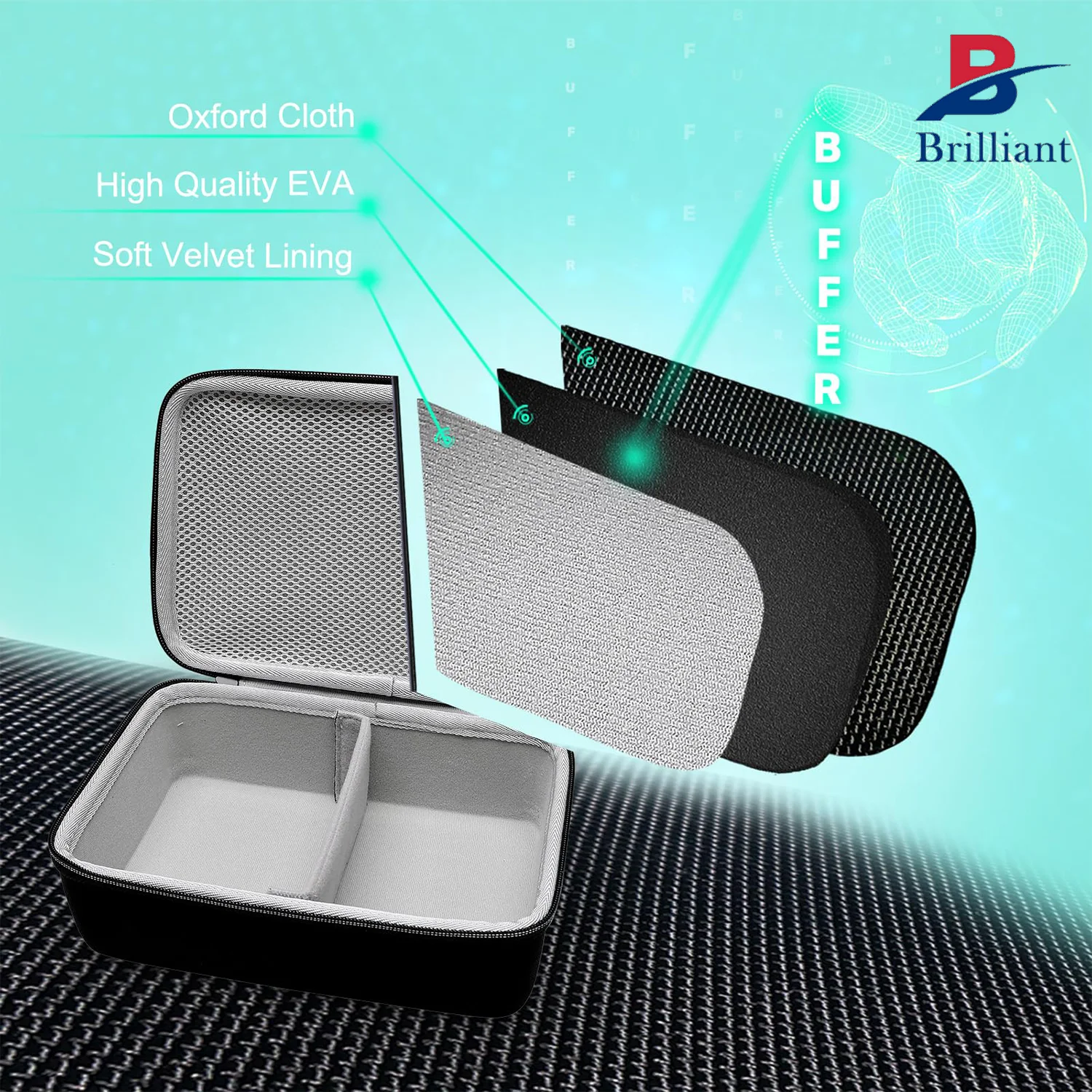 Brilliant Customized Hard Eva Carrying Case for Momcozy S12 Pro Wearable Breast Pump Suitable for Storage Outdoor