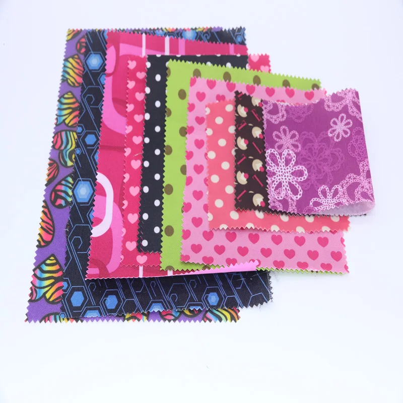 300D Waterproof Lining Fabric 100% Recycled Polyester with Custom Digital Print Eco-Friendly RPET Material