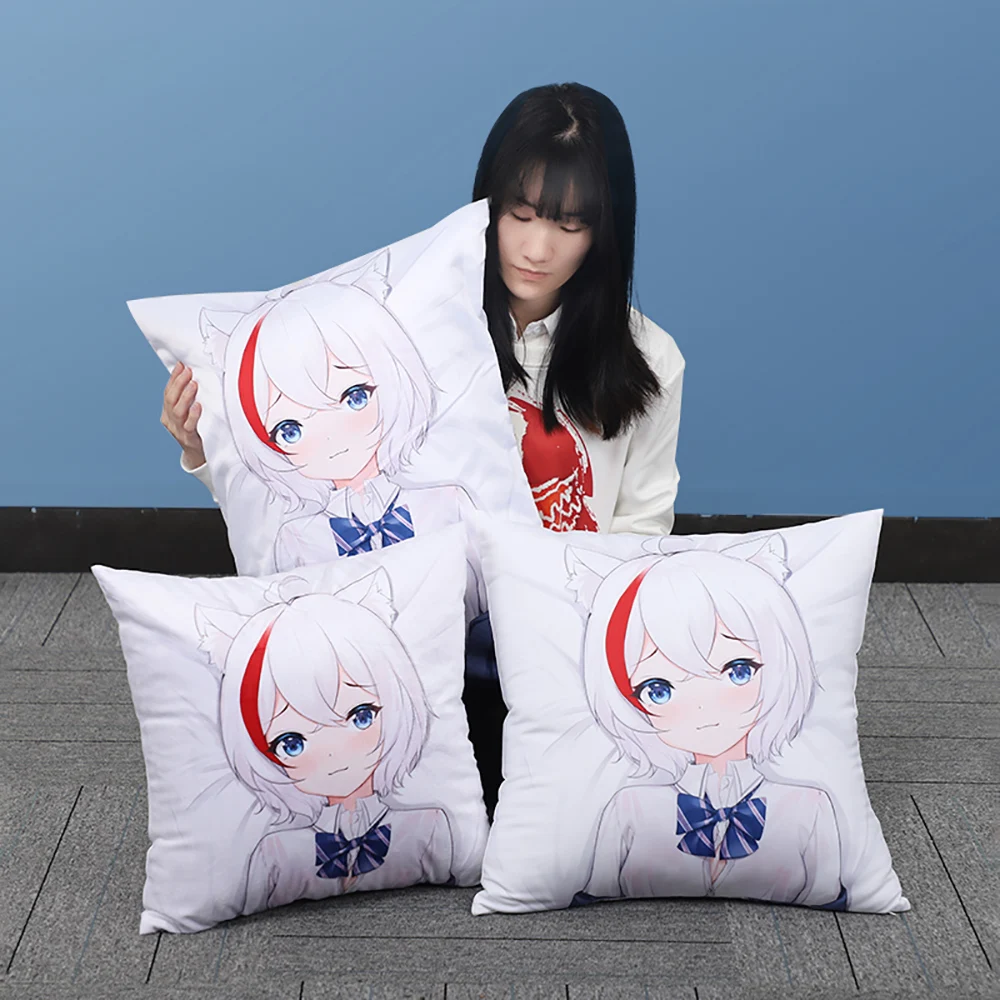 Newest Anime custom made printed pillow cases custom dakimakura square pillow case customized wholesale dakimakura anime pillow
