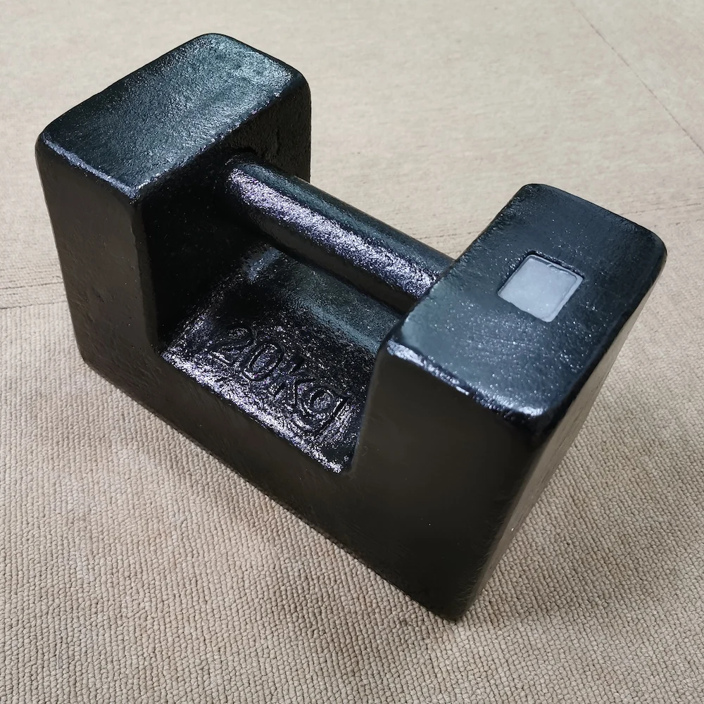 Ручка с рукояткой, прямоугольный стержень, чугунная калибровка, весы M1, 20 кг, 50 фунтов