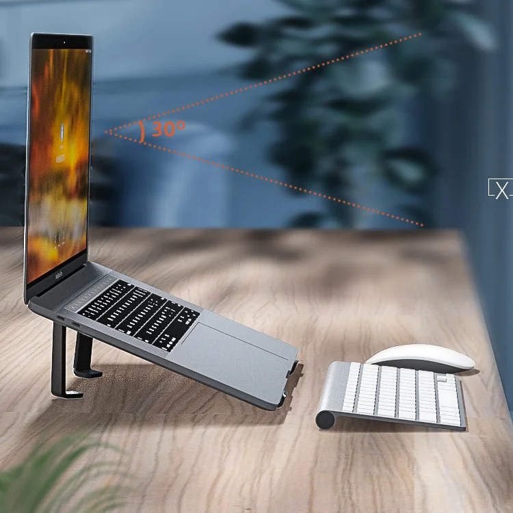 Portable Notebook Bracket Laptop Stand Folding Desktop Holder For Desk 11-17.3 Inch Laptop Stand