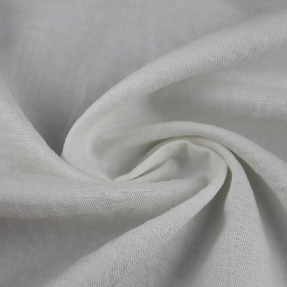 
High Quality Ramie Cotton Fabric Breathable and Comfortable for Girl Skirts SOLID VOILE 