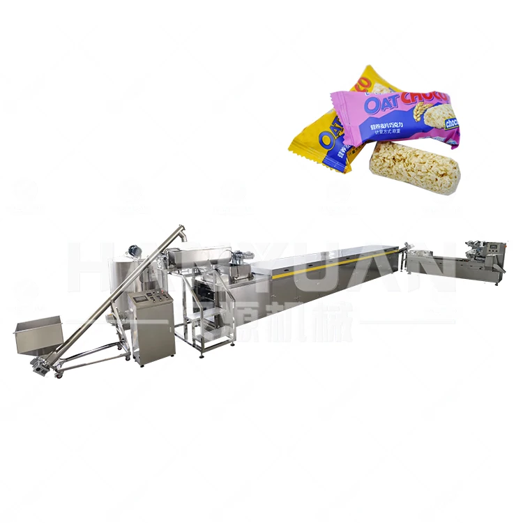 Automatic Oat Choco Bar Production Line/Oat Chocolate Bar Making Machine