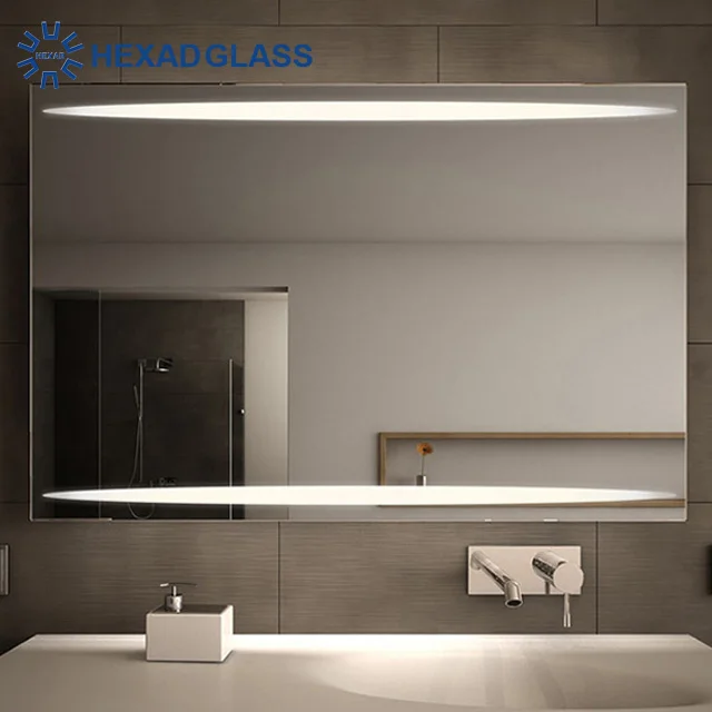 HEXAD- Waterproof Anti-fog Bath Wall Smart Electronic LED MAGIC MIRROR for Bathroom/mall/clothing Shop/ Hotel/airport