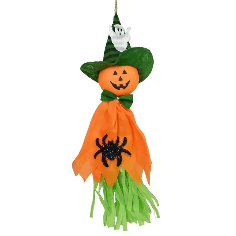 Halloween decorations straw ghost pendants