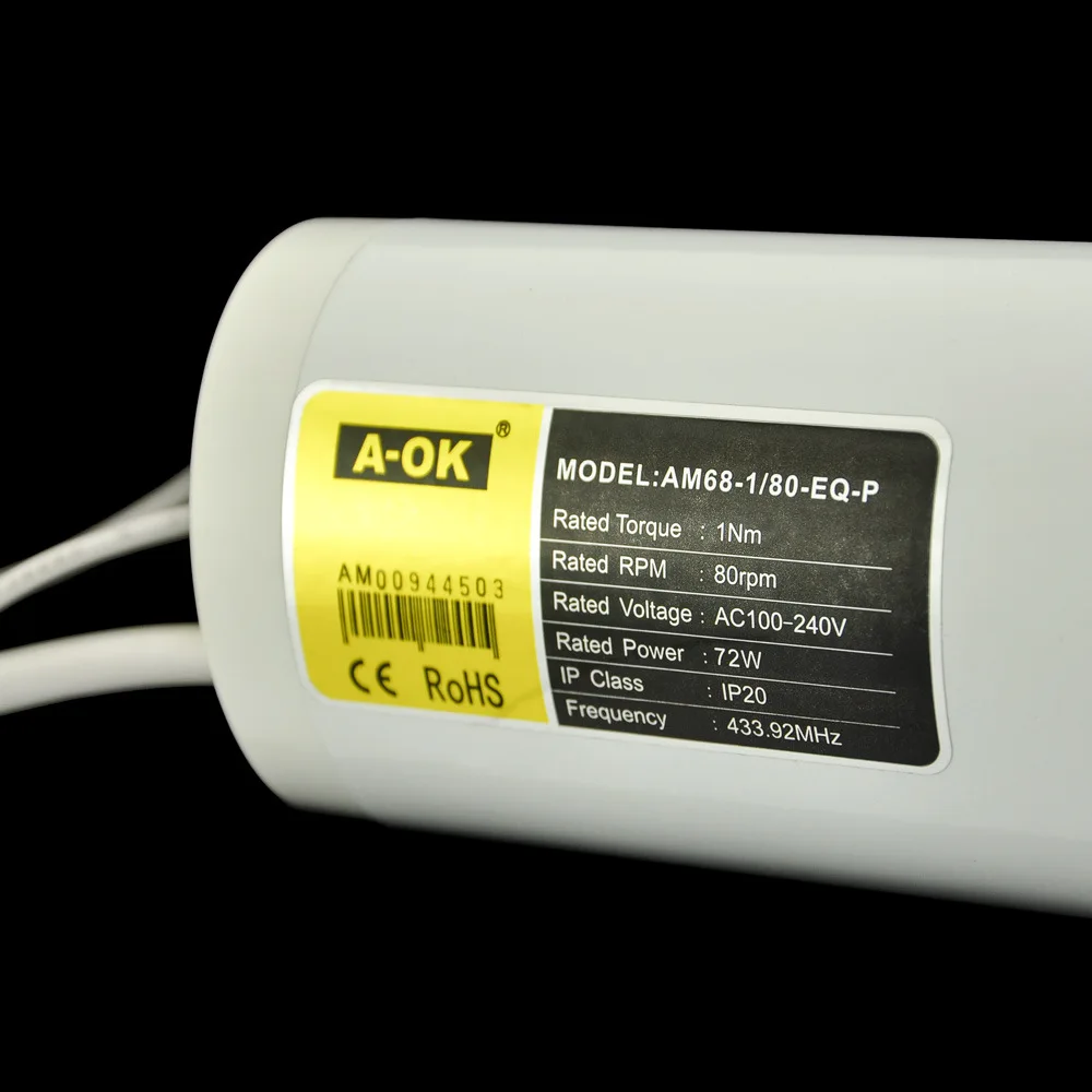 Wholesale A-OK AM68 wifi electric curtain motor with voice control for home curtains