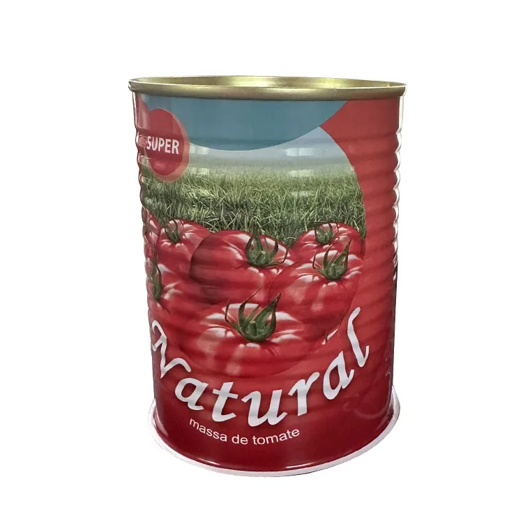 Empty canned tomato sauce canned tomato printing and canning factory direct operation production of tomato sauce cans