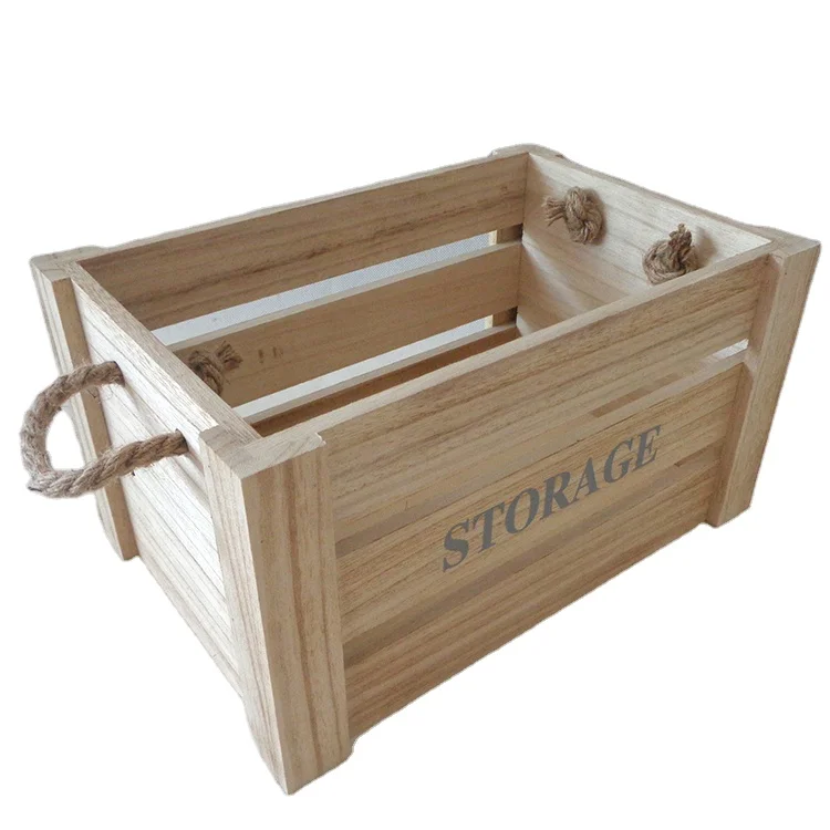 
Wholesale Customized Good Quality Eco-friendly Wooden Bamboo Storage Basket 