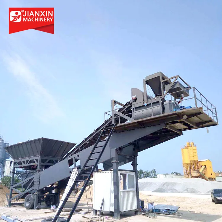 2021 Mobile Concrete batching plant factory direct selling