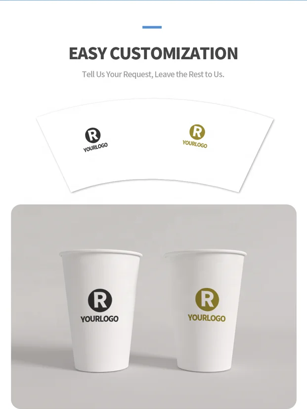 
Factory directly sell custom volume frozen yogurt ice cream soup coffee salad double wall disposable paper cup food packaging 