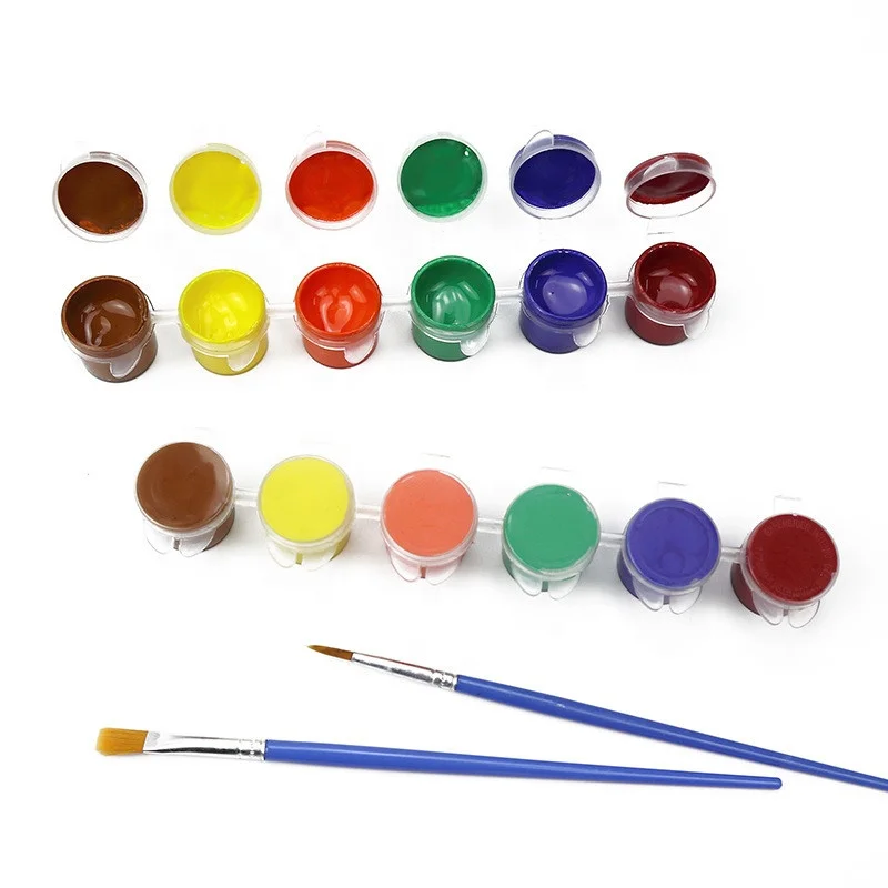 
Профессиональный акриловый мини-набор краски для творчества, картина маслом для классных комнат, краска для школьных декоративно-прикладного искусства 
