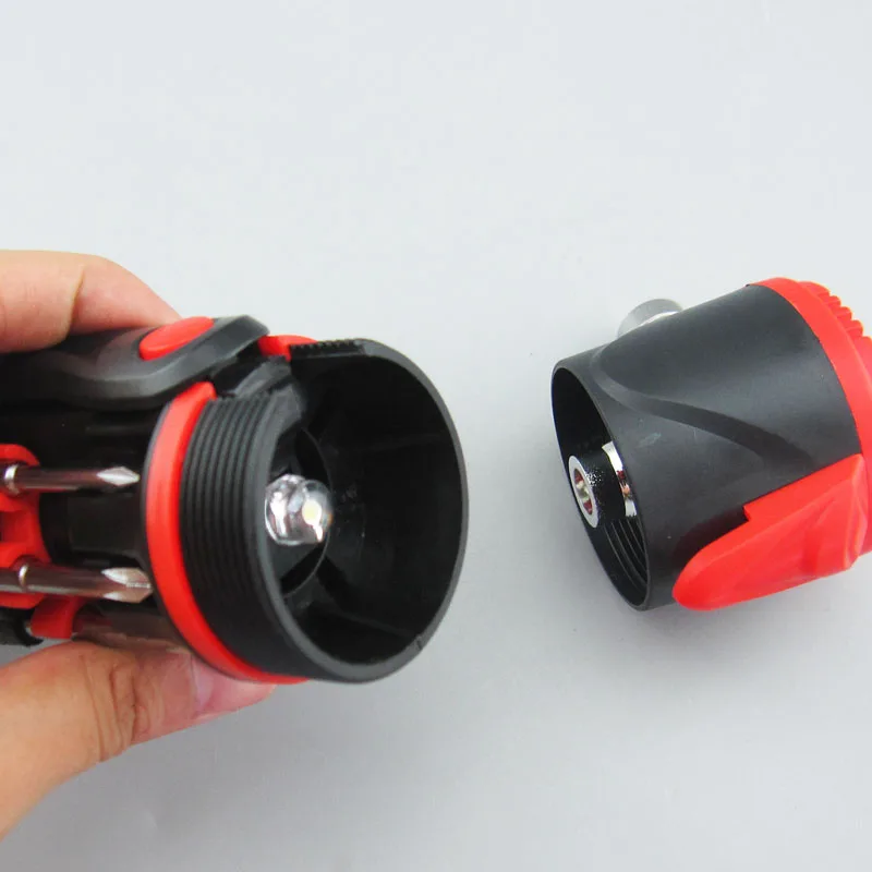 multi vehicle emergency tool with screwdriver set  emergency  hammer crusher torch  safety belt cutter for car insurance  gift