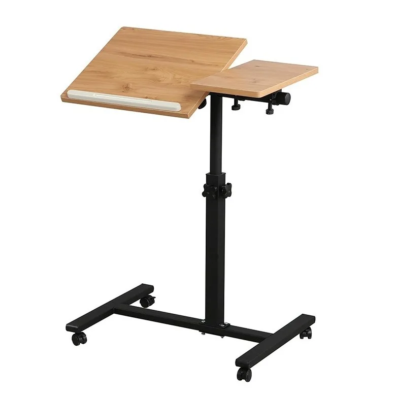 New Product Portable Special Automatic Manual Wooden Desktop Side Table Laptop Gas Lifting Adjustable Desk