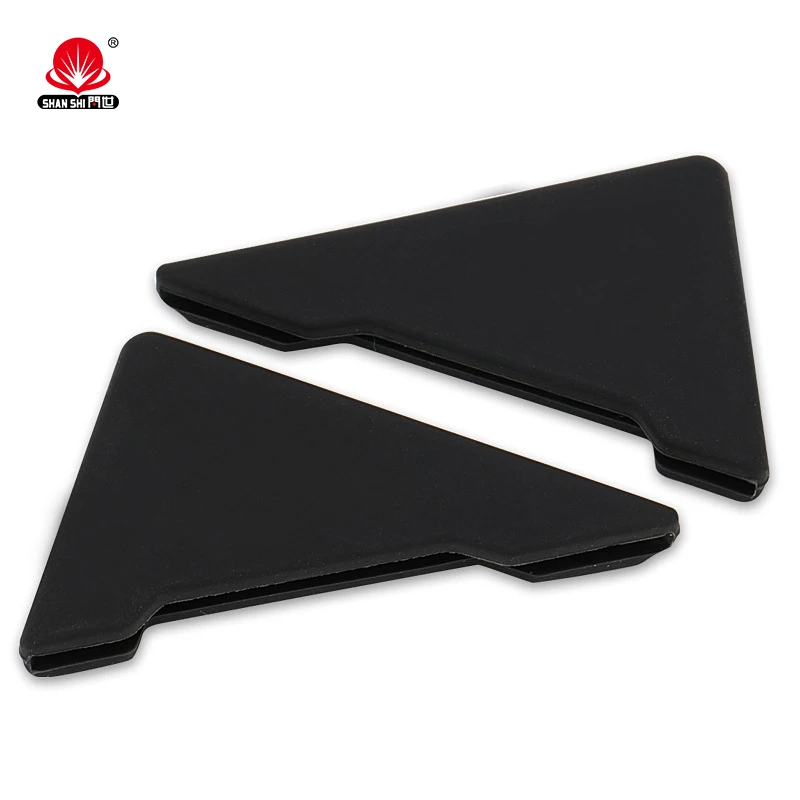 2pcs Car Front Door Corner Anti-collision Protector For Auto 90 Degree Angle Door Bumper Silicone Anti-scratch Cover