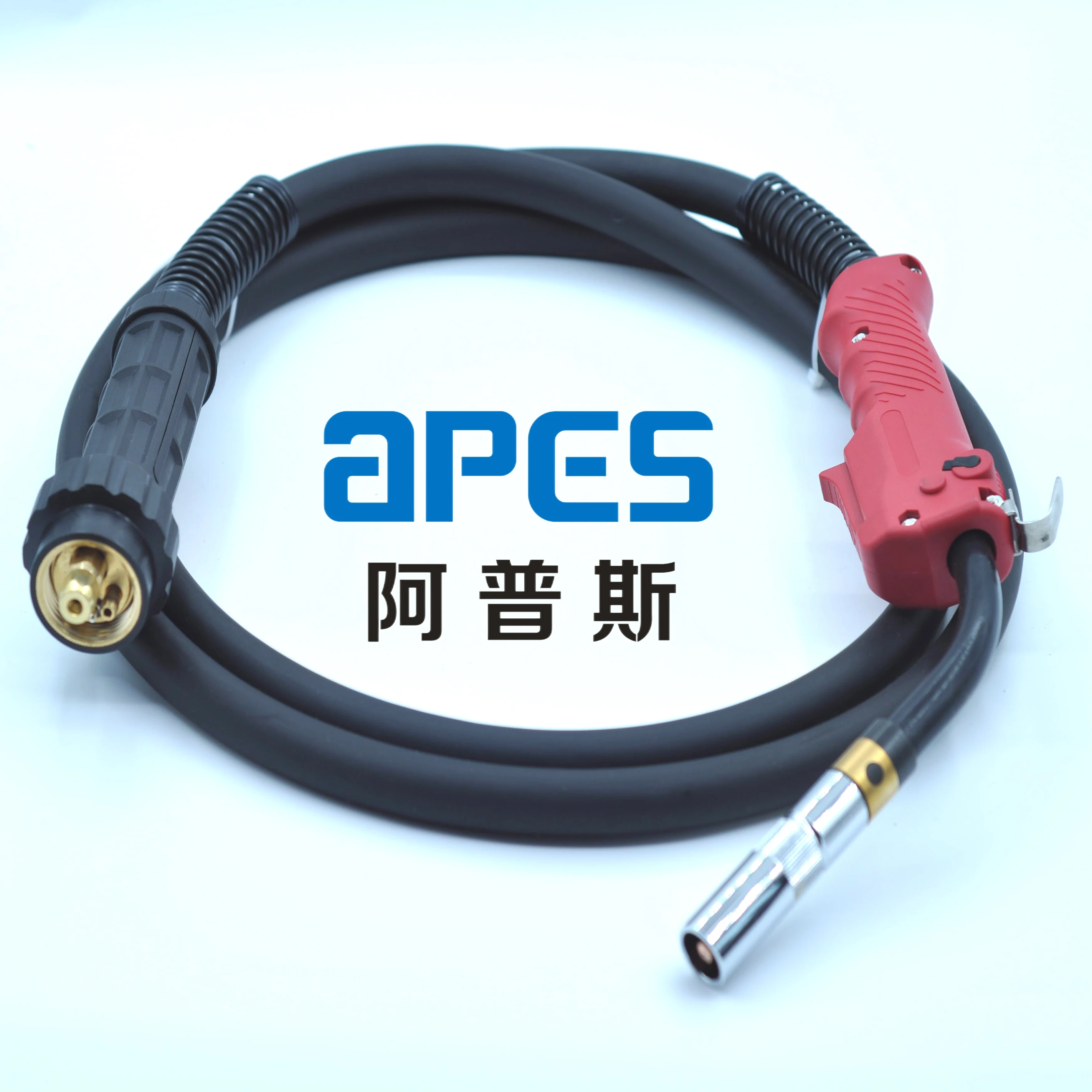 3Meter 350A Pan Type Air Cooled Pan& Euro Connector Soldadura  MIG Welding Torch