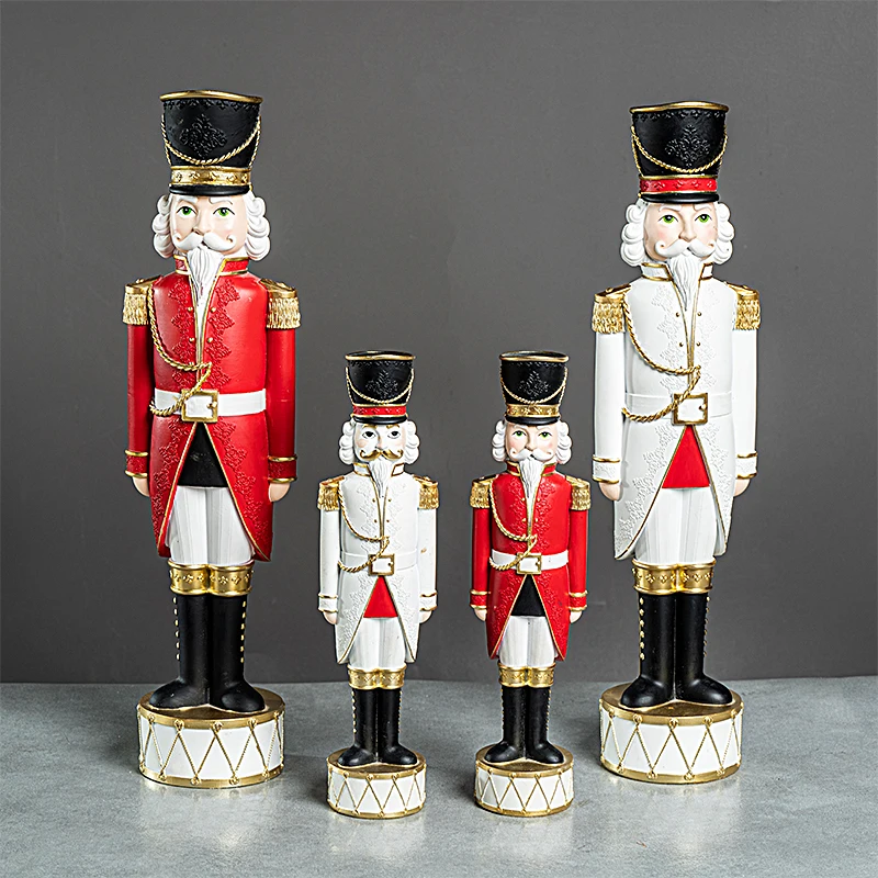 Custom Wholesale Resin Nutcracker Toy Figure Christmas Figurine