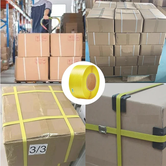 PP Strapping Roll pp Strap Band for Manual or Machine Packing Polypropylene Strapping Plastic Strap pp Strapping Band