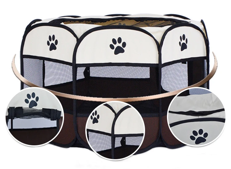 For cat & dog large space foldable pet house tent