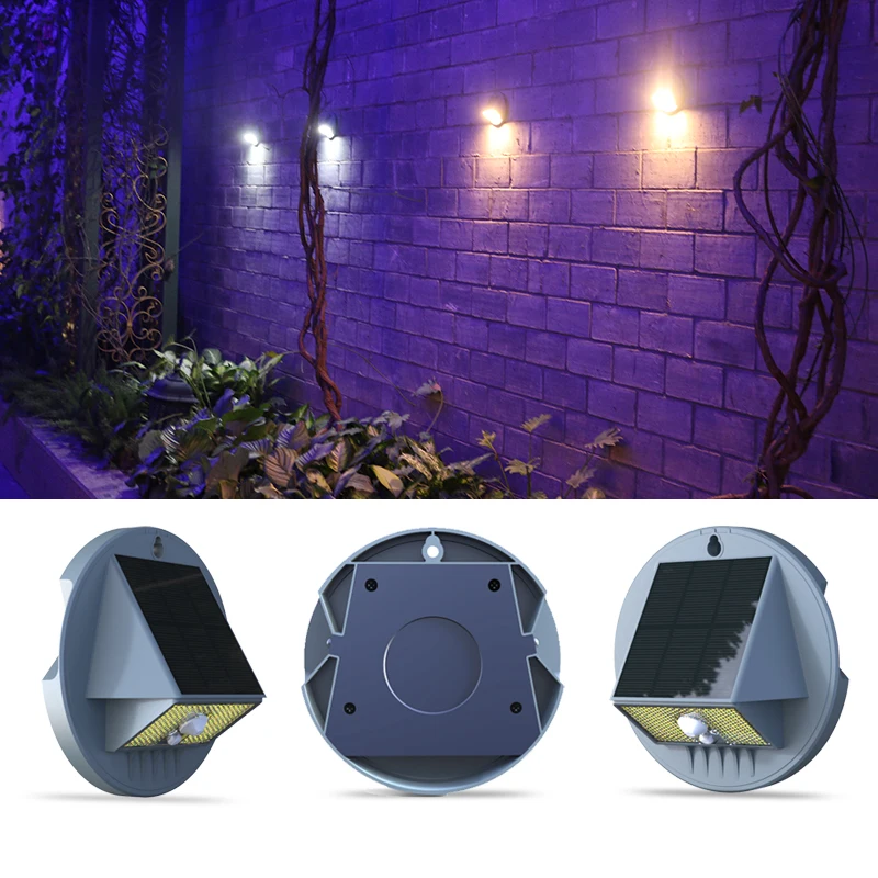 Butterfly Wings New  waterproof garden solar powered fence lights outdoor yard deck light led step patio lights stair solar lamp