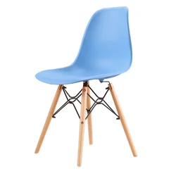 Nordic style dining table set dining room furniture multiple color  plastic dining chair