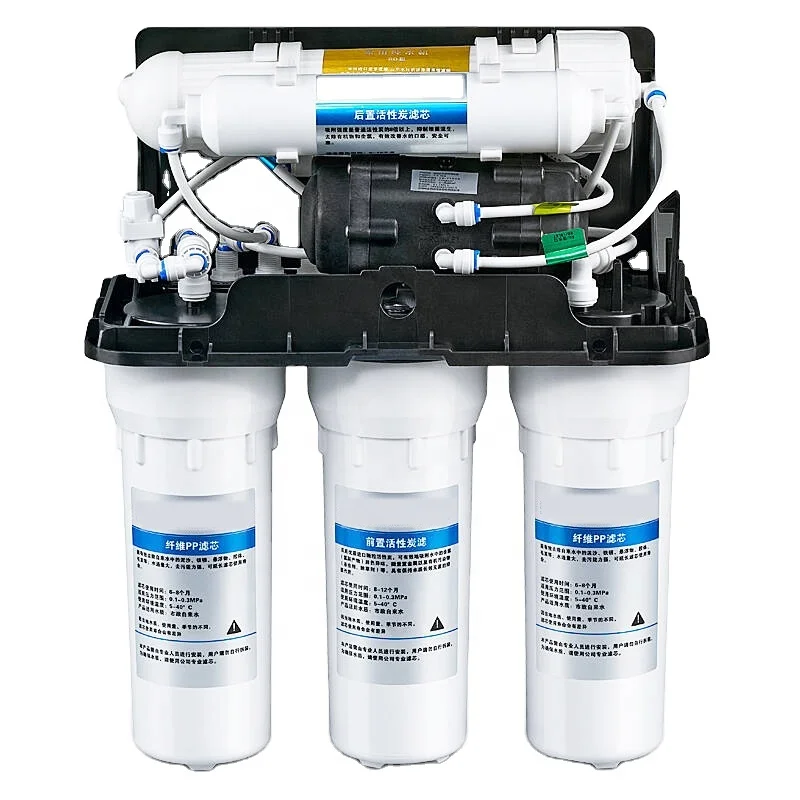 Household RO water purifier 5-stage under sink water purifier with GAC UDF CTO and PP filters
