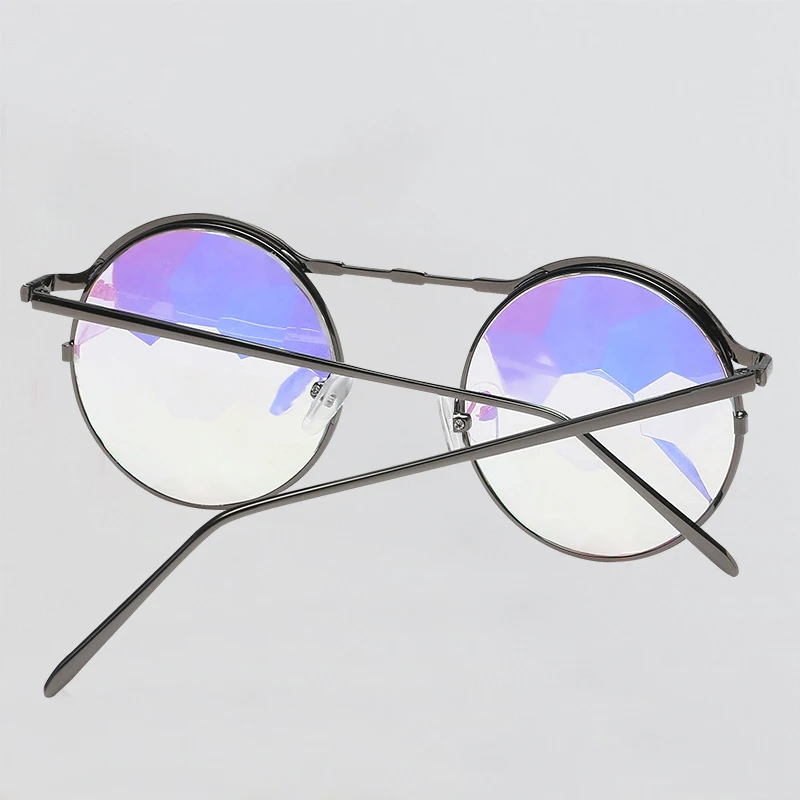 Cross-border new prom nightclub glasses 4D glass crystal sunglasses psychedelic kaleidoscope glasses wholesale