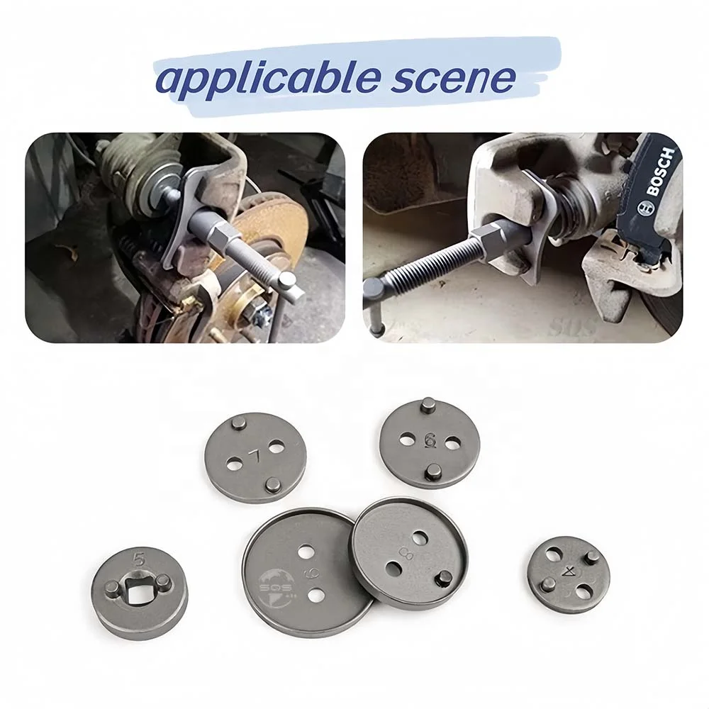 SQS High-Quality 22Pcs Universal Vehicle Tools Brake Caliper Piston Pad Expansion Repair Brake Kit Vehicle Tools Brake Pad Tool