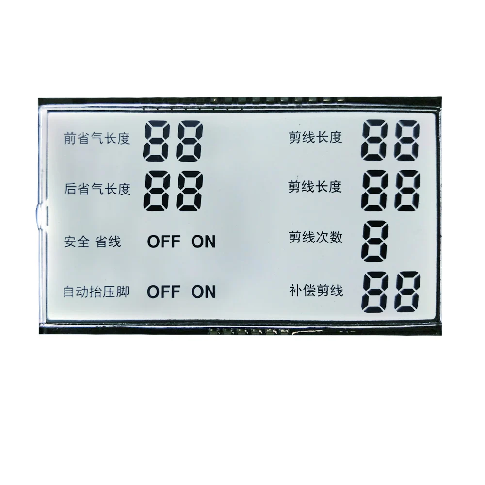 Custom TN HTN STN FSTN VA monochrome segment dots matrix lcd display