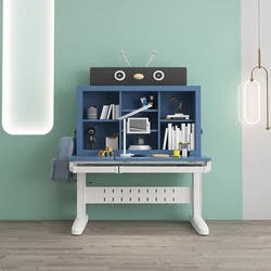 2022 New Model adjustable study table for kids Ergonomic Children smart Kids study Desk for Children