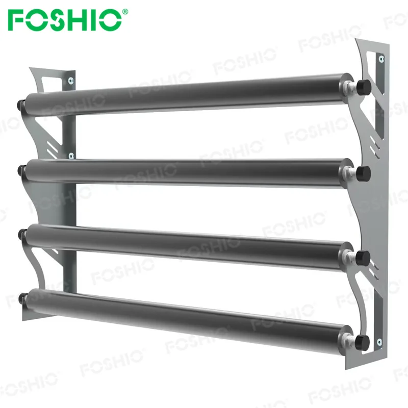 Foshio Customize Window Film Roll Rack Vinyl Roll Storage Wall Rack