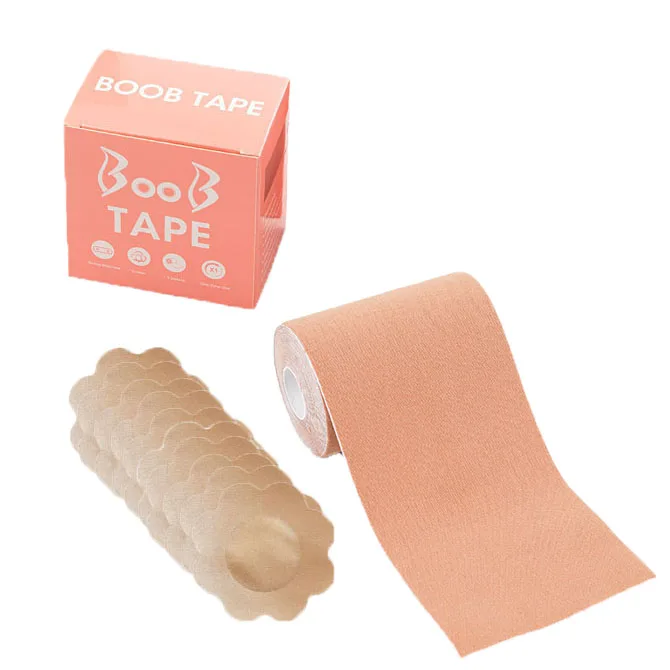 Wholesale Hypoallergenic Nipple Tape Cover 10 Pcs Petal Backless Nipple Cover Set Lift Up 10cm Bra Tape