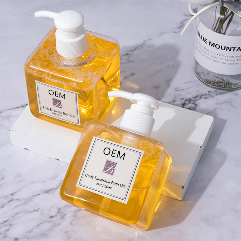 Wholesale Organic Shower Oil Whitening Deep Cleaning Body Bath