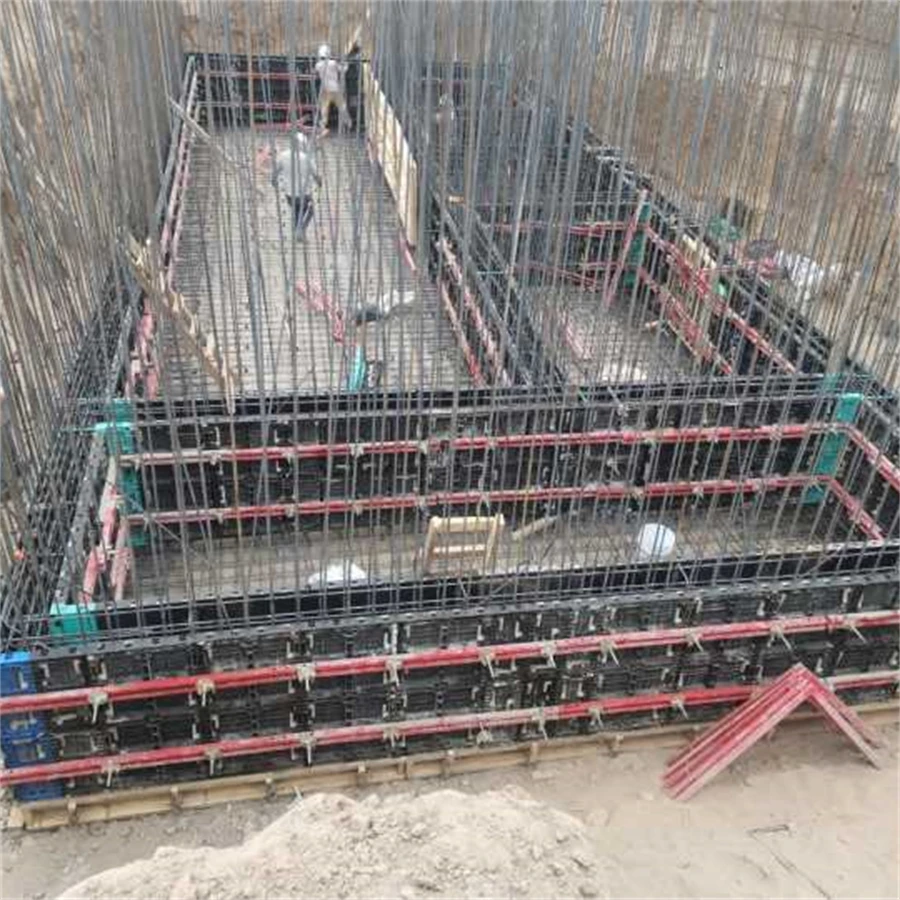 Eco-Friendly plastic injection mould reusable Concrete Mould Plastic formwork For Construction