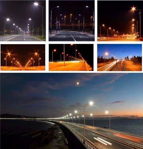 Factory price high lumens all wattage IP65 waterproof 50w 100w 150w 200W led cobra street light outdoor lighting
