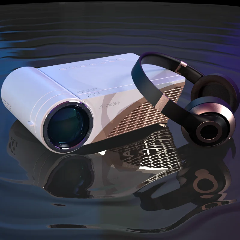 
Mobile Projector Original Manufacturer Private Mould Design Projector Mini LED Projector With 36-176 inches Projection Screen 