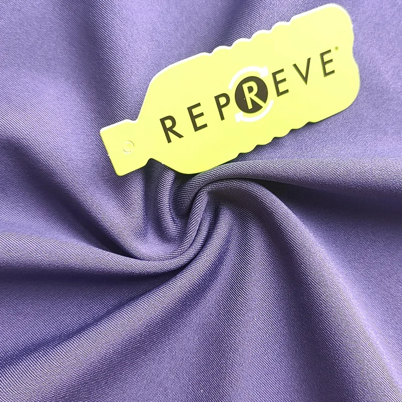 Four Way Stretch Recycle Polyester Spandex Swimwear Interlock Fabric for Swimwear