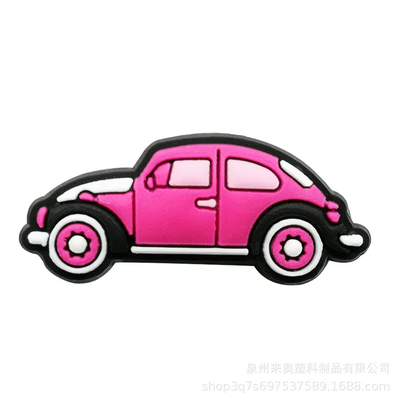 Wholesale  car series croc charm Bracelet Pvc Shoe Accessories For Women Kids Clog Charms