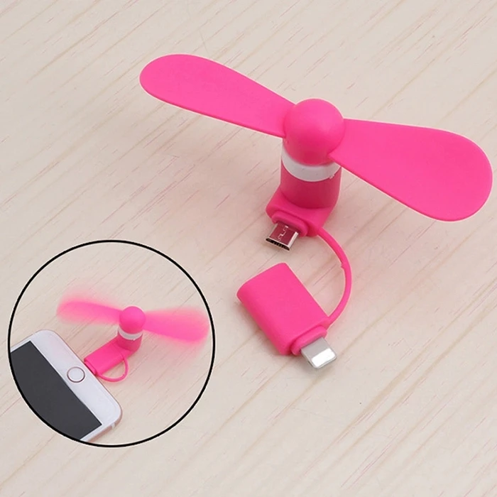 Hot Selling Standard Mini Soft Portable Low Power mini usb Fan for phone
