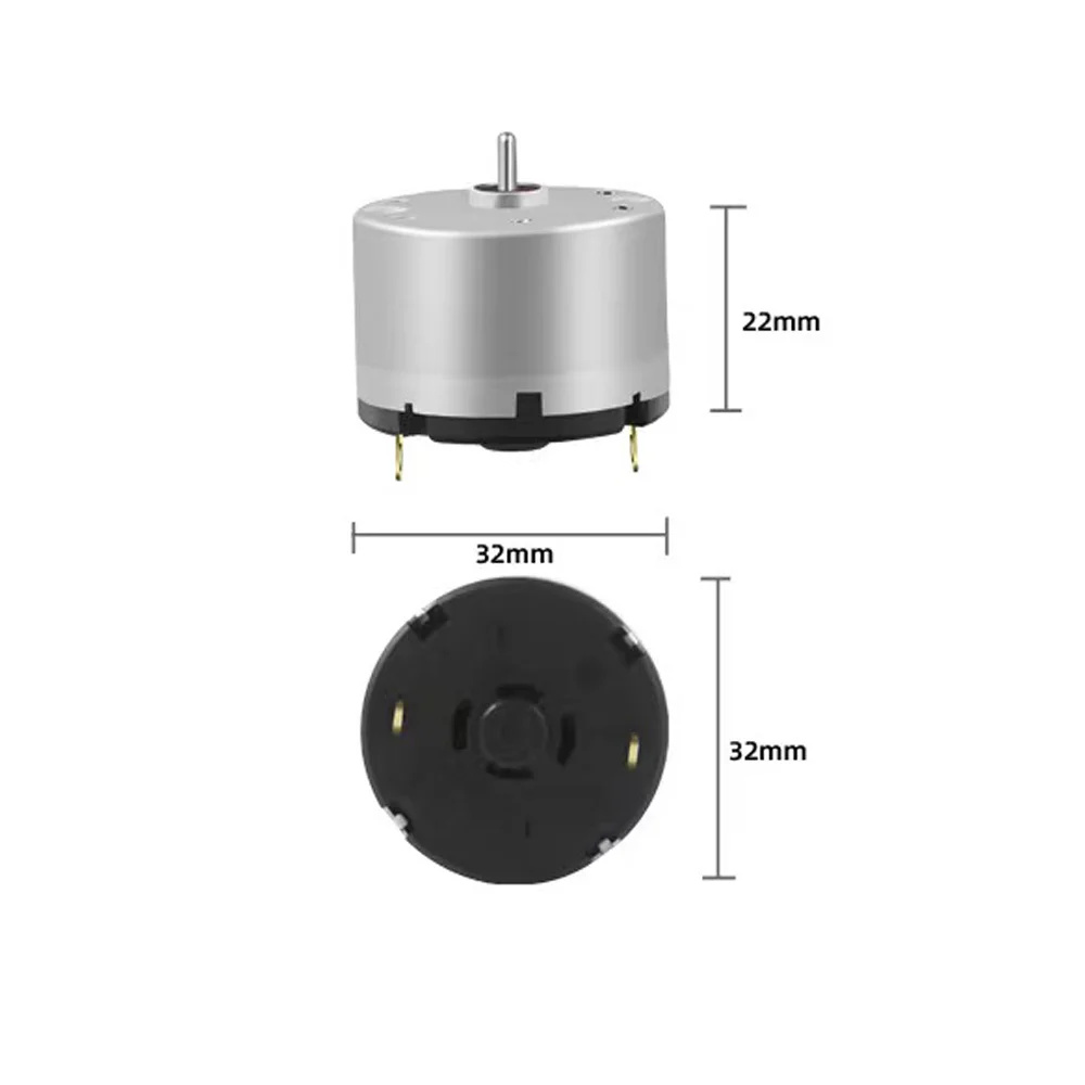 Rf-520 12v 24v 3v 6v 9v 520 Diameter 32mm Micro Permanent Magnet Dc Electric Motor From China Manufacturer Mini DC Motor