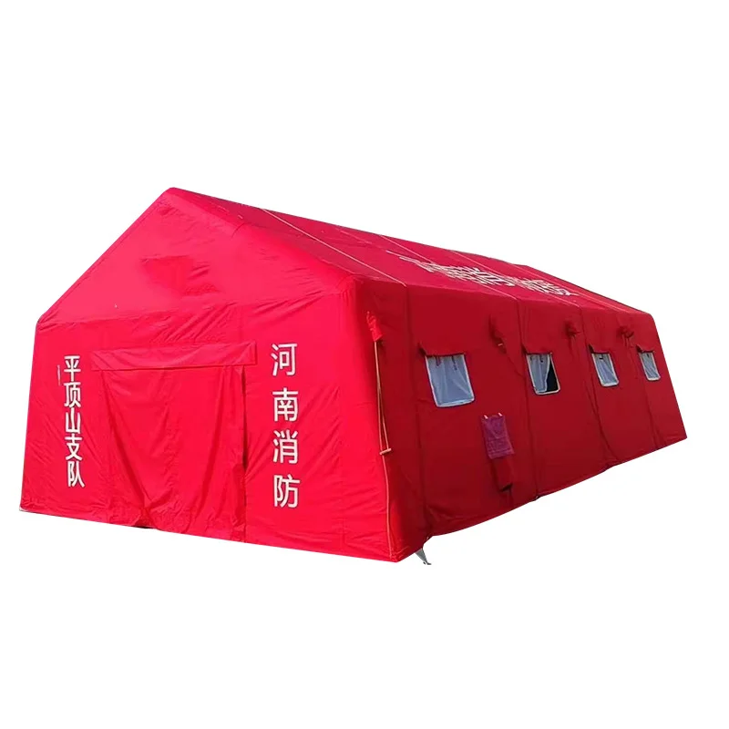 Manufacturers Customized Outdoor Inflatable Camping Tents Wilderness Survival Mobile Wind Rain Inflatable Tents