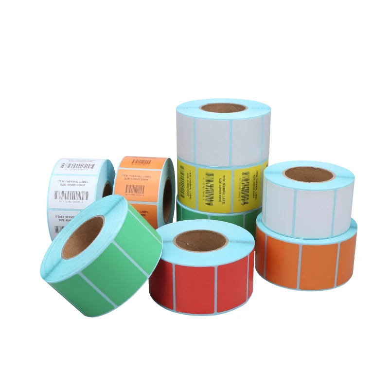 Size Customization Strong Adhesive Stickers Barcode Paper Label