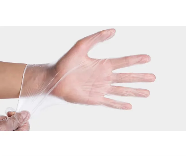 S M L Xl Xxl  China Cheap Price Powder Free Soft Pvc Industrial food handling gloves Working  safety Gloves working Vinyl