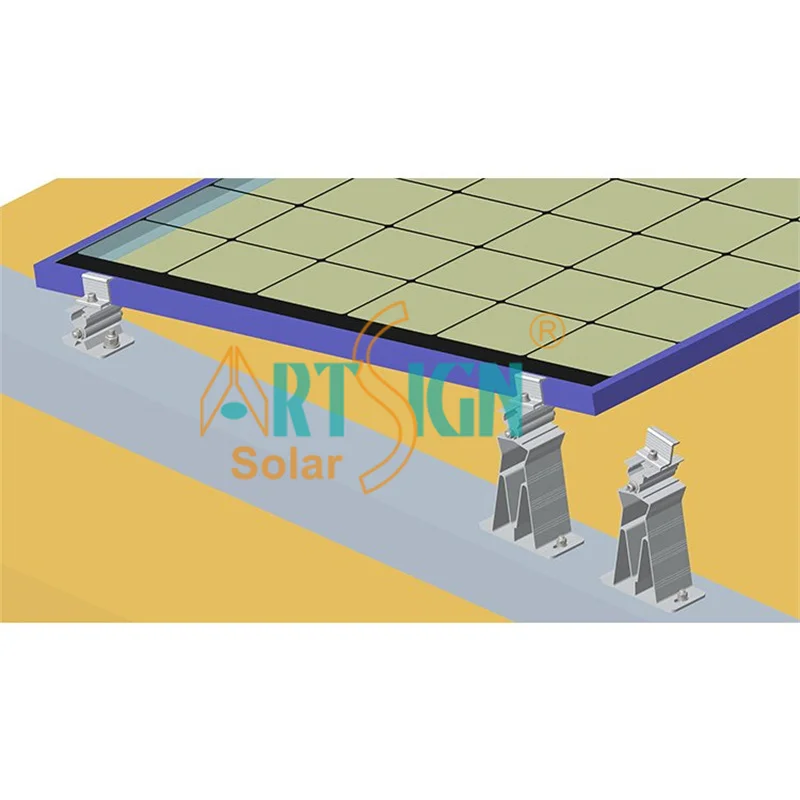 Art Sign quick installation East weest  pv solar mounting  photovoltaic system