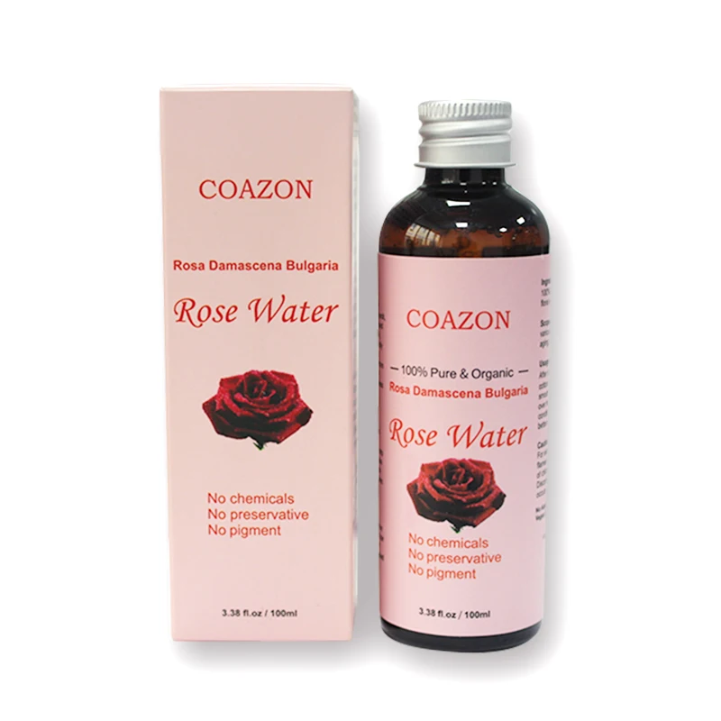 Private label Soothing Hydrating Refershing Petal Witch Hazel Toner moisturizer skin mist rose water with aloe vera