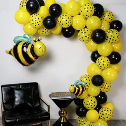 Latex Red Black Dot Balloon Baby Birthday Party Decor Balloons Wedding Supplies