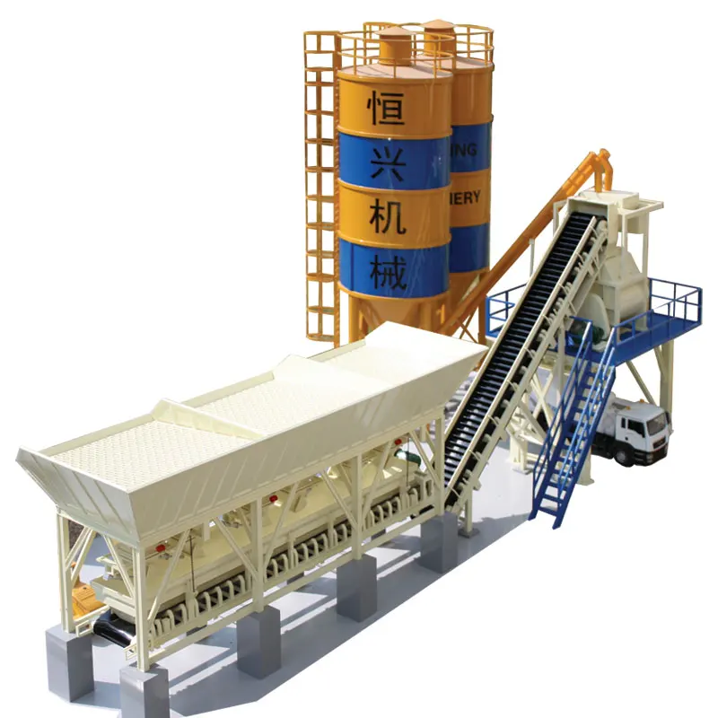 Hot YHZS35 movable concrete batching plant automatic mobile Concrete Mixing Machine